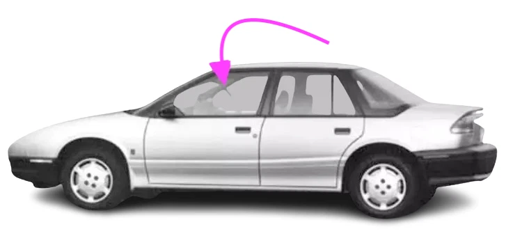 Se adapta a: 1991-1995 Saturn SL, SL1, SL2/93-95 SW1, conductor delantero puerta izquierda ventana vidrio Foto 1 de 4