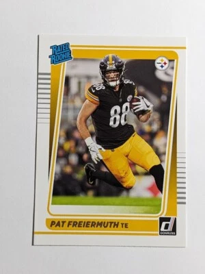 2021 Donruss Football Pat Freiermuth Rated Rookie Pittsburgh Steelers #281 - Image 1 of 2
