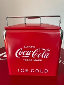 Coca Cola Cooler Box Coca cola vintage style 1950s Reprint rare - Picture 1 of 9