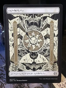 Plains FULL ART #267 NM/M Phyrexia All Will Be One MTG Magic Card - Foto 1 di 1