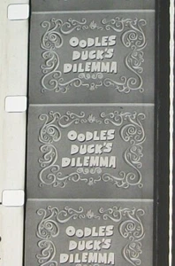 OODLES DUCK'S DILEMMA BOZO CARTOON SHORT 16MM FILM MOVIE ROLLED NO REEL Aa2 - Picture 1 of 11