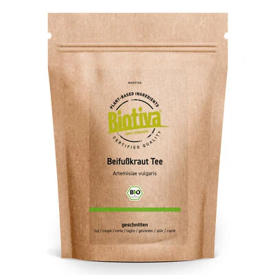 Mugwort Tea Cut Organic 100g Biotiva (£11.99/100g) - Image 1 of 4