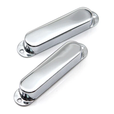 Cubierta cerrada de pastilla de bobina única para guitarra Strat Squier de latón Foto 1 de 2