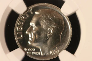 1970 S  ROOSEVELT DIME - NGC PF67  #005 - Picture 1 of 8