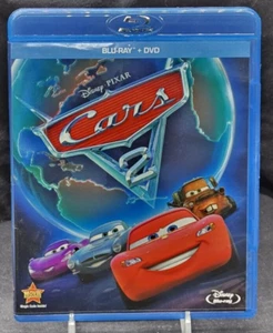 DISNEY - CARS 2 - BLU-RAY & DVD COMBO - LARRY THE CABLE GUY - 2011 - Picture 1 of 2