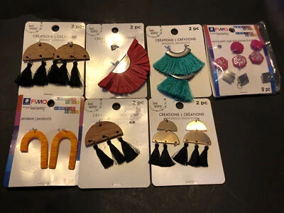 FIMO para aterrizaje de cuentas Juego de colgantes de 2 piezas - Juego de daños 7 Foto 1 de 3