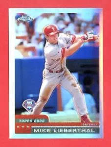 2000 TOPPS CHROME Mike Lieberthal SP REFRACTOR PARALLEL CHASE CARD #10 PHILLIES - Picture 1 of 2