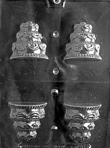 3D WEDDING CAKE MOLD chocolate molds COCOA BOMBS HOT CHOCOLATE - Picture 1 of 1