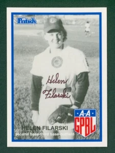 1995 Fritsch AAGPL Signed Baseball Card - #62 Helen Filarski- Signed, MINT - Picture 1 of 2