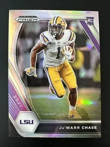 Ja 'Marr Chase RC Silver Prizm 2021 Panini Prizm Draft Picks NFL Bengals LSU - Picture 1 of 2