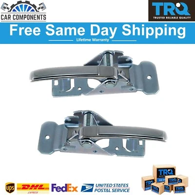 TRQ New Inner Inside Interior Door Handle Set For 1975-1991 Buick Chevy Olds - Image 1 of 4