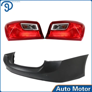 Luces traseras exteriores y cubierta de parachoques trasero para Chevy Malibu 16-2018 con estacionamiento y paralelo - Imagen 1 de 24