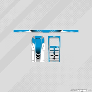RICCIARDO STYLE GEL COAT FULL WRAP STICKER KIT FOR UNIPRO STOPWATCH KARTING - Picture 1 of 1