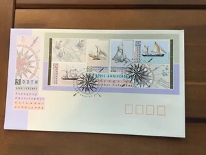 ICOLLECTZONE Australia 1992 Australia Day Ships First Day Cover FDC (F200) - Picture 1 of 1