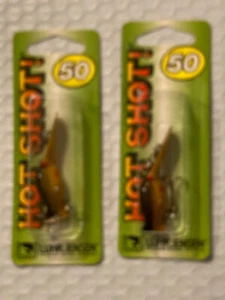 (Lot of 2)  Luhr Jensen Hot Shot 50 Crankbaits "Black Scale"  New in Packages - Picture 1 of 6