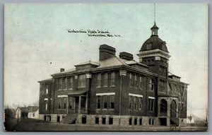 Postcard Kirksville MO c1910s Kirksville High School Adair County - Picture 1 of 2