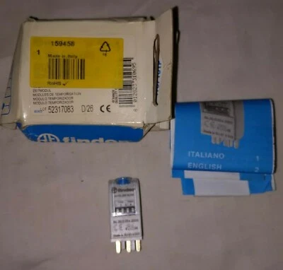 FINDER 86.30.0.024.0000 Analogue Timer Module Multifunction 1 Ranges 0.05s 100h  - Image 1 of 3