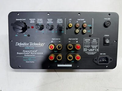 1 x Definitive Technology SuperCube Reference Subwoofer Amp Board & Back Panel - Image 1 of 4