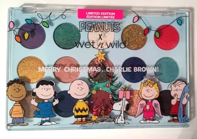 Wet N Wild x Peanuts Limited Edition Palette Merry Christmas, Charlie Brown NOS - Image 1 of 4