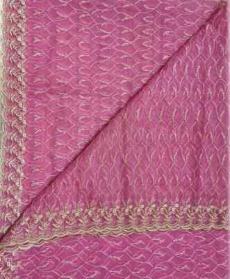 Vintage Dupatta Chiffon Georgette Floral Embroidered Long Stole Wrap scarf Hijab - Image 1 of 4