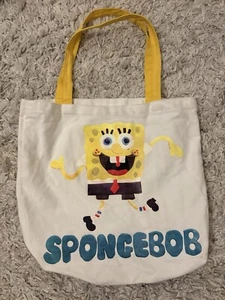 SpongeBob Dumbgood Canvas Tote Bag Nickelodeon Sponge Bob Square Pants - Picture 1 of 4