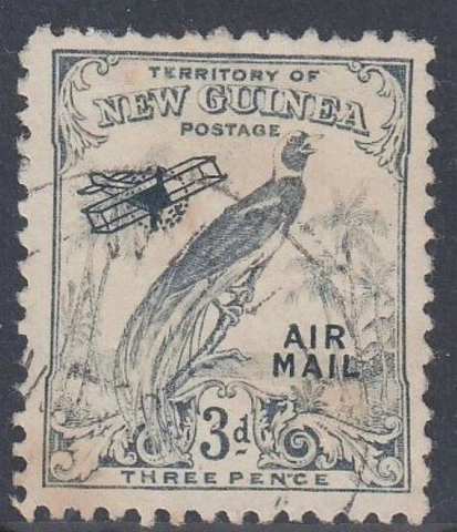 New Guinea 1932 3d UNDATED BIRD AIRMAIL Used Cover
