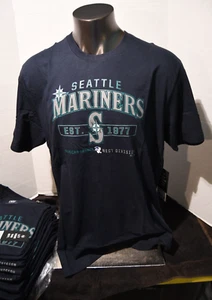 Seattle Mariners Men’s NAVY MLB Baseball T-Shirt – ’47 Brand – 2XL – NWT MSRP 25 - Picture 1 of 5