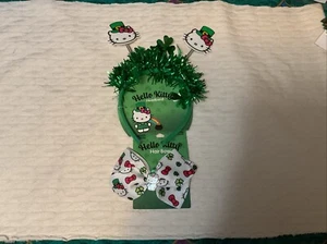 Claire's Hello Kitty St. Patrick's Day . Bow, Headband Green NEW - Picture 1 of 4