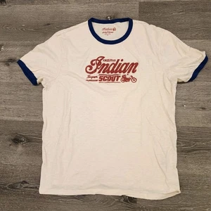 Chemise blanche motard marque Indian Motorycycle Scout Lucky taille XL - Photo 1/10