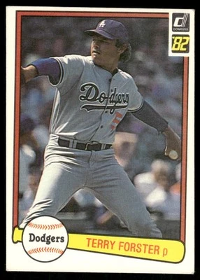 1982 Donruss #362 Terry Forster Los Angeles Dodgers Baseball Card - Image 1 of 2