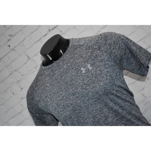 Under Armour Tech Tee Shirt Mens Size Medium Performance HeatGear Blue Gym  - Picture 1 of 6