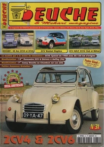 DEUCHE & MEHARI MAGAZIN 31 CITROEN 2CV BASKETBALL 2CV4 1973 2CV6 2CV AZLP 1958 - Bild 1 von 2