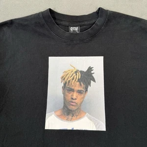 Revenge Hemd Herren XXL Schwarz XXXTentacion Mugshot Hip Hop Doppelseitig Made USA - Bild 1 von 14