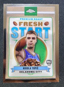 2024-25 Topps Chrome - Nikola Topic Fresh Start #FS-9 (RC) Premium Roast - Picture 1 of 2