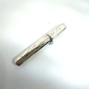 Estuche de agujas decorativo de plata de ley 925 - Imagen 1 de 5