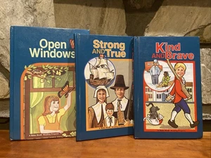 Lot 3 Abeka Reading Program 1st Grade Books Homeschool Level Reader Hardcover HC - Picture 1 of 13