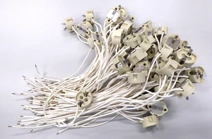 50 x Metal Halide G12 Lamp Holders upto 150W MH Lamps 280mm Lead CDM-T Socket - Picture 1 of 7