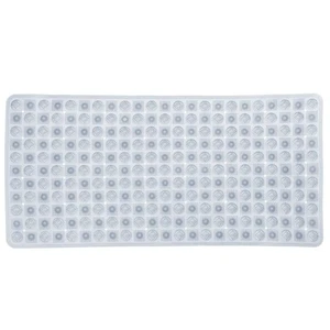 PVC 16x34 Inch Bubble Tub Mat - Slip Resistant Shower Tub - Picture 1 of 5