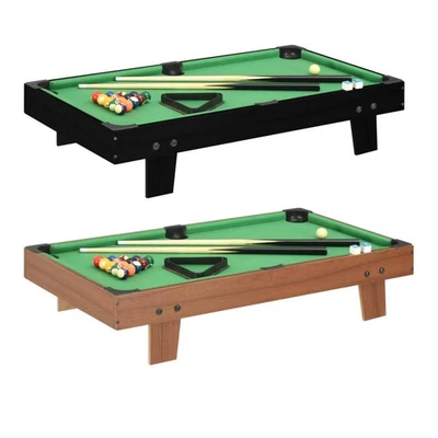 Mini Billardtisch Holz Billlard Tisch mit Zubehör Kinder Billard Spieltisch Neu - Bild 1 von 4