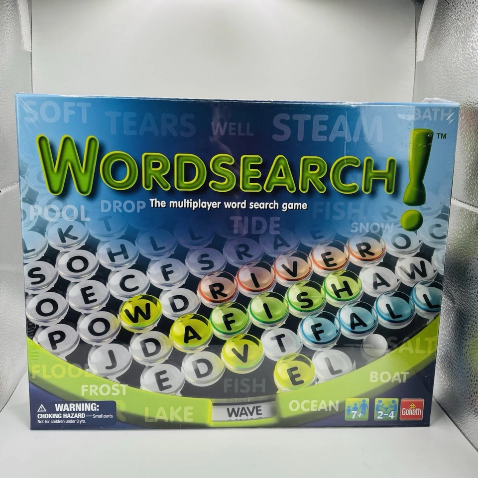WordSearch! The Multiplayer Word Search Game Goliath. NEW. Sealed! - Image 1 of 4