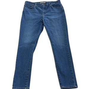 Levis Jeans Womens 32 Blue Denim 720 High Rise Super Skinny Cotton - Picture 1 of 9