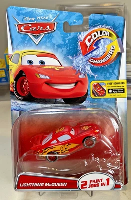 Lightning McQueen Disney Pixar Cars Cambiadores de color 2014 Diecast Mattel Foto 1 de 3