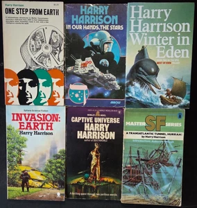 6 paperback novels by Harry Harrson - Bild 1 von 3
