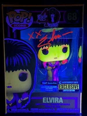 Cassandra Peterson Signed 40 Years Elvira Funko Pop #68 - Image 1 of 4