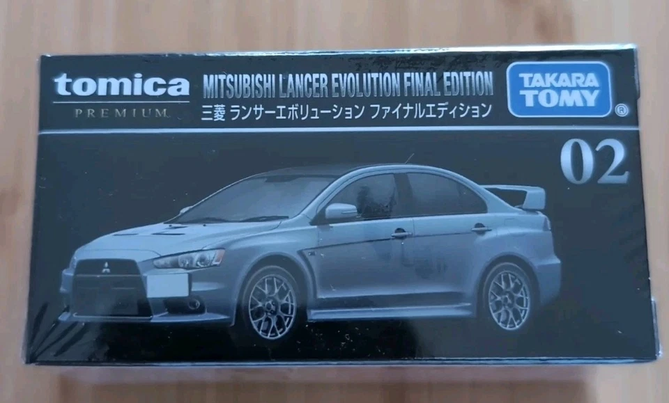 Takara Tomy Tomica Premium No.02 Mitsubishi Lancer Evolution Final Edition 1/61  - Image 1 of 4