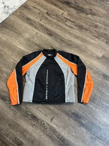 Harley Davidson Nylon Racing Jacke Damen Gr. XL Stickerei Windbreaker - Bild 1 von 10