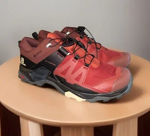 NWT Salomon X Ultra 4 GTX H20PROOF Madder Brown Burgundy Blk 9 Hiking Trail $159 - Picture 1 of 13