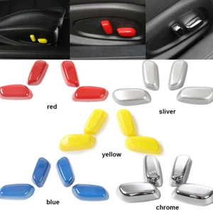 4*ABS Seat Adjustment Switch Button Cover Trim For Chevrolet Camaro 2017+ 5color - Picture 1 of 40