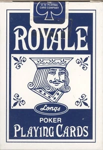 Royale Poker Playing Cards — Longs Drug Stores Blue - Picture 1 of 1