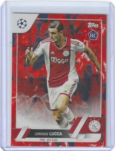 2022-23 TOPPS UEFA CLUB COMPETITIONS LORENZO LUCCA RC INFERNO FOIL #143 AJAX - Picture 1 of 1